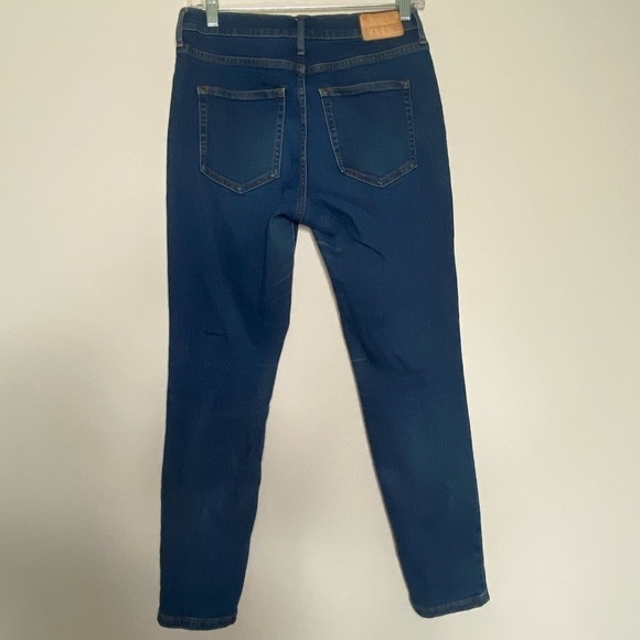 Everlane Mid Rise Medium Wash Skinny Ankle Jeans, Size 28 Ankle - Picture 6 of 11